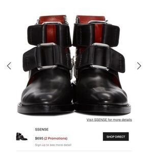 3.1 Phillip Lim Addis Cutout Mary Jane Buckle Boot 39